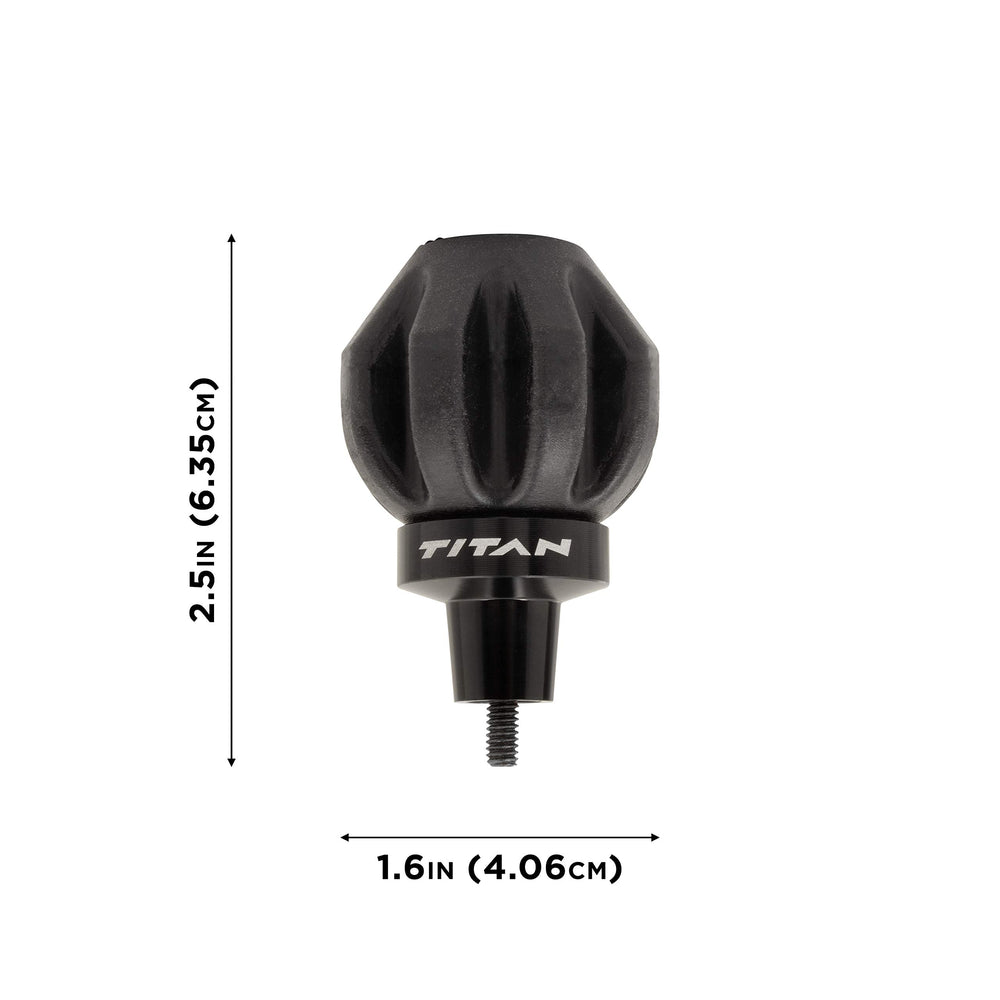 Titan Crossbow De-Cocking Head showing steel-silicone construction