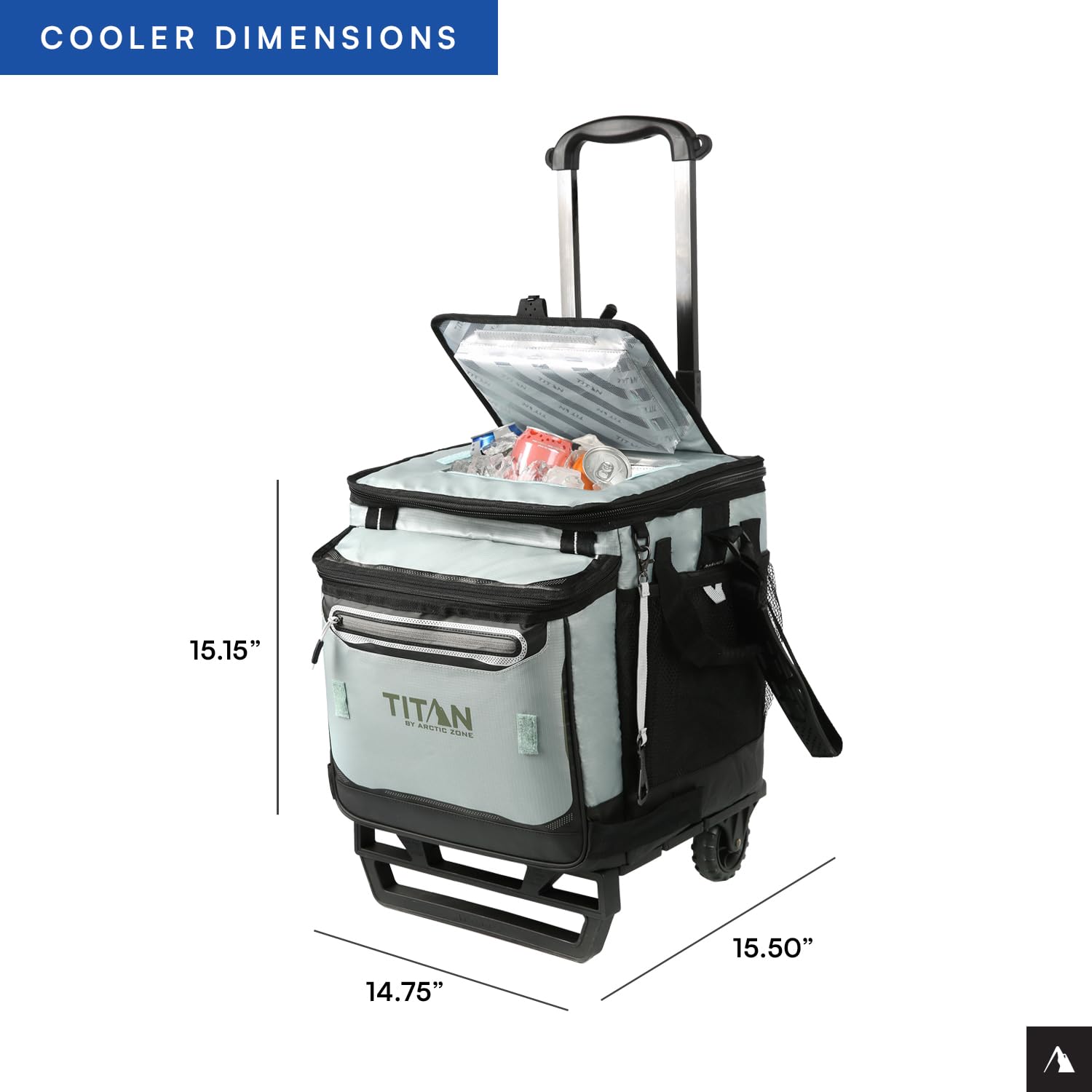 Titan by Arctic Zone collapsible design for compact storage.