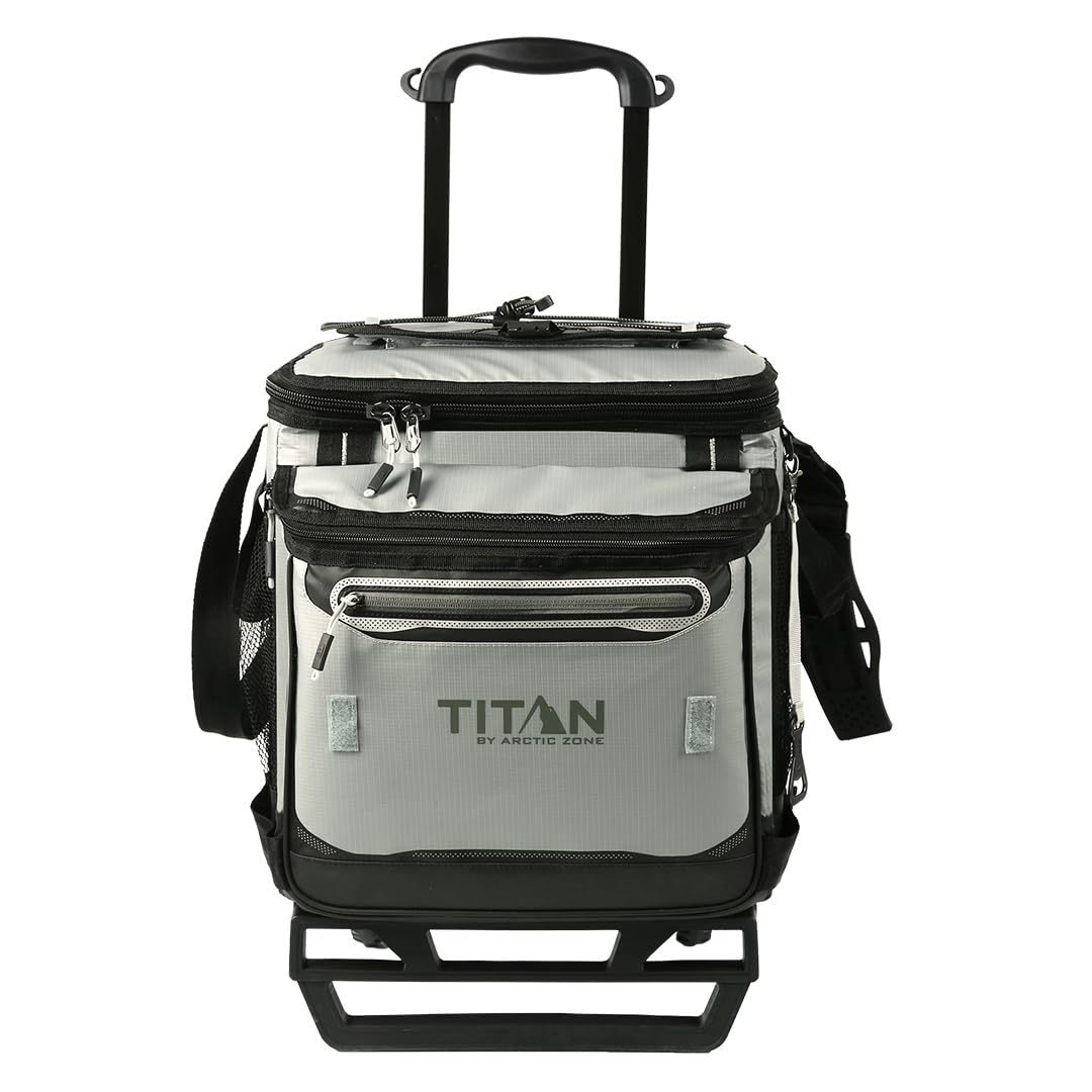 Titan by Arctic Zone exterior view in seagrass finish for outdoor gatherings.