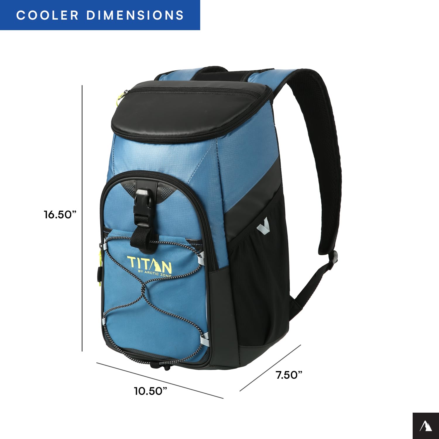 Titan Deep Freeze Backpack Cooler easy-clean interior simplifies maintenance
