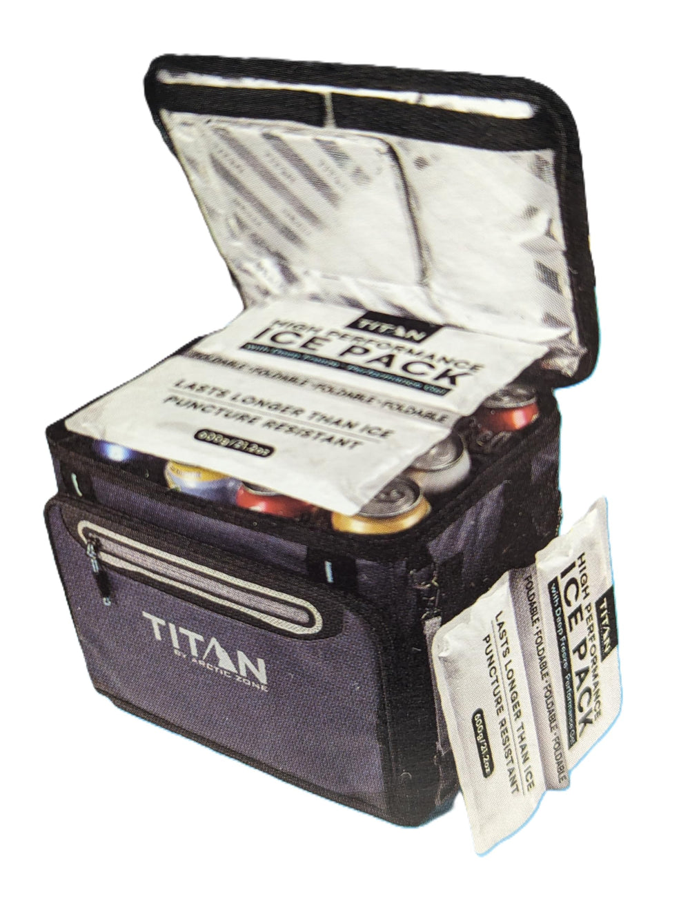 Titan Deep Freeze combo pack – overall layout with four 600g and four 250g packs