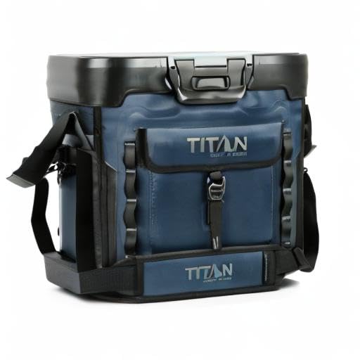 Easy-clean interior of Titan Deep Freeze cooler after outdoor meals