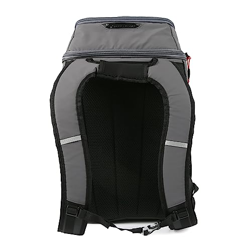Titan Deep Freeze Ice Wall Backpack Cooler 30-can capacity demonstrated for outdoor use.