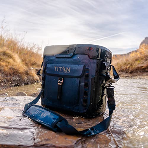 Molded exterior handles on Titan Deep Freeze for easy carrying