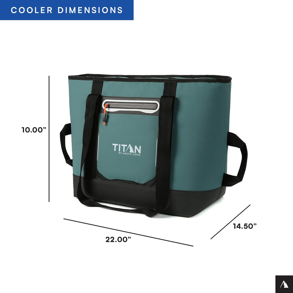 Compact 20 qt tote with dimensions 16.75 x 7.75 x 13.25 inches for versatile packing.
