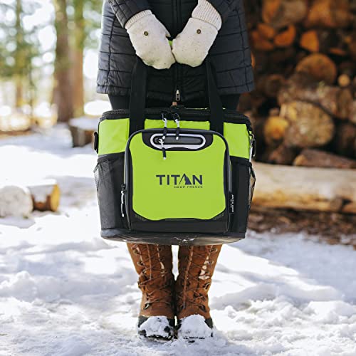 Titan Deep Freeze citrus cooler at a beach setup