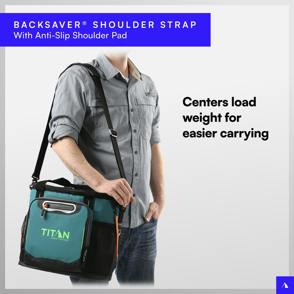 Titan Deep Freeze tote interior featuring Microban protection