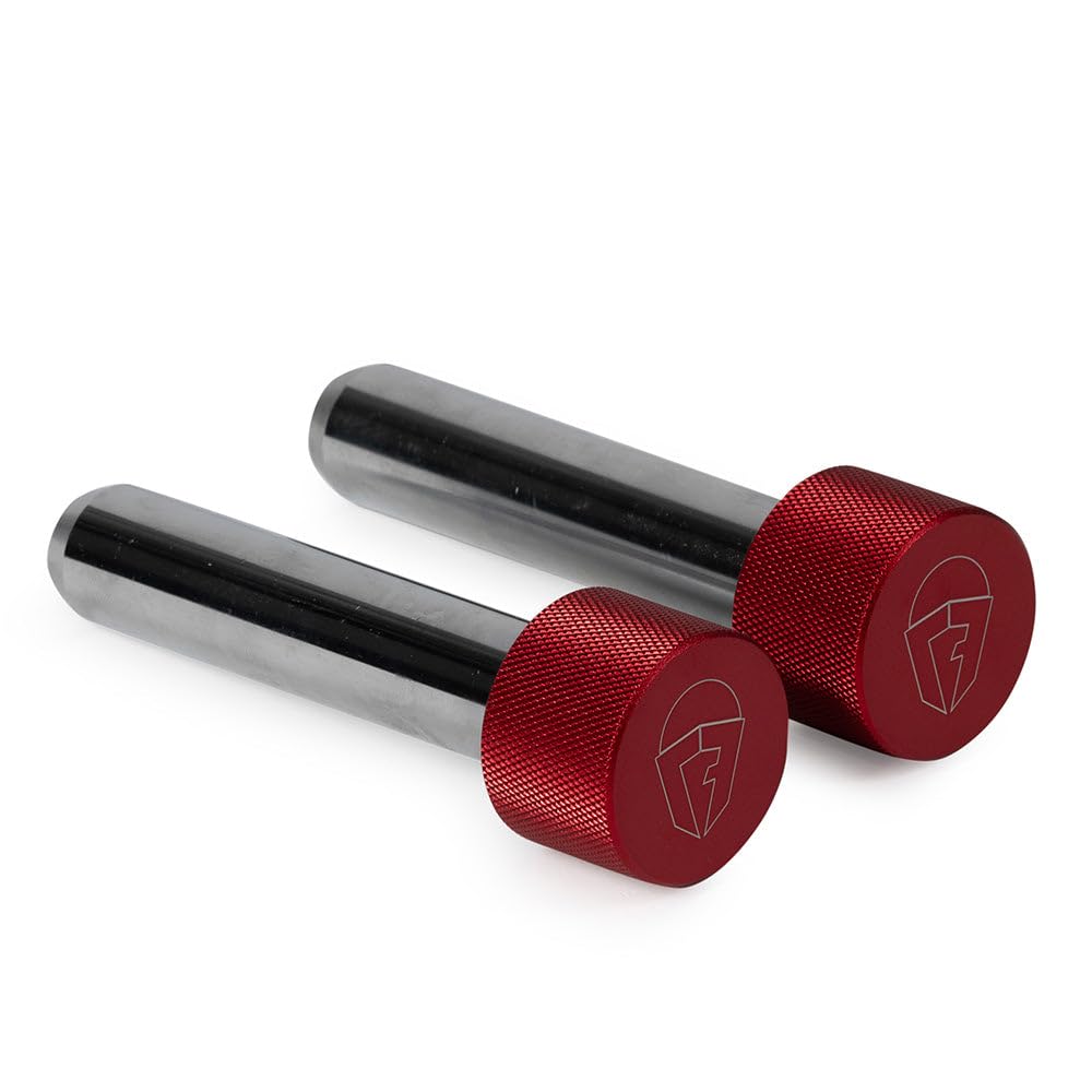 Titan Fitness mag pins 1in for T-2 racks secure attachments quickly and reliably.