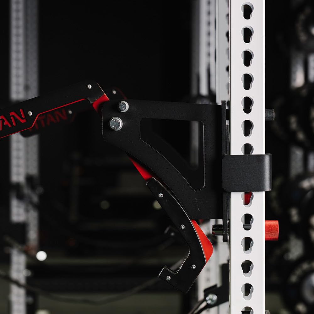 Titan Fitness mag pins five-eighths inch for X-3 racks ensure secure, vibration-free attachment.