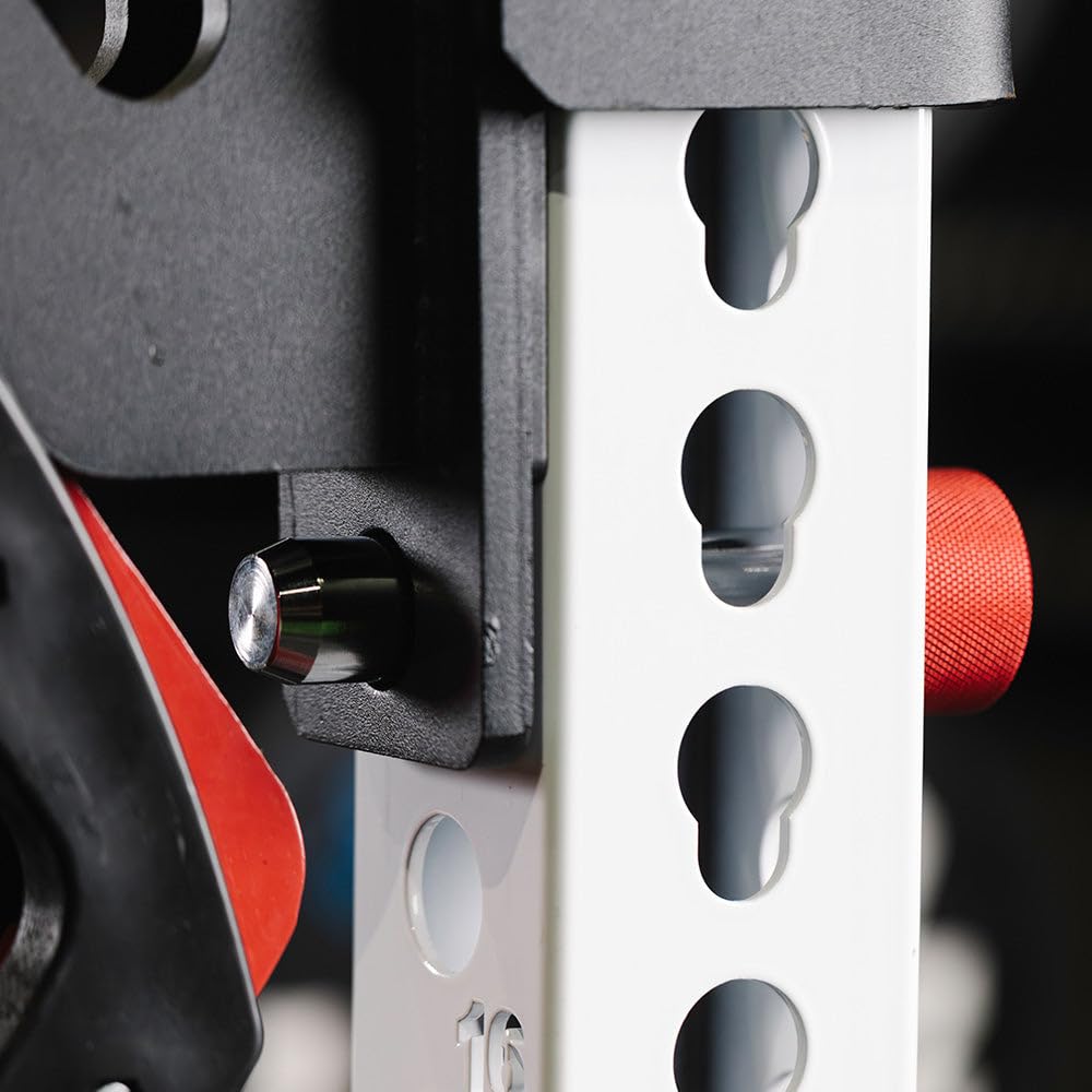 Titan Fitness mag pins magnet assembly reduces metal-on-metal contact for smooth operation.