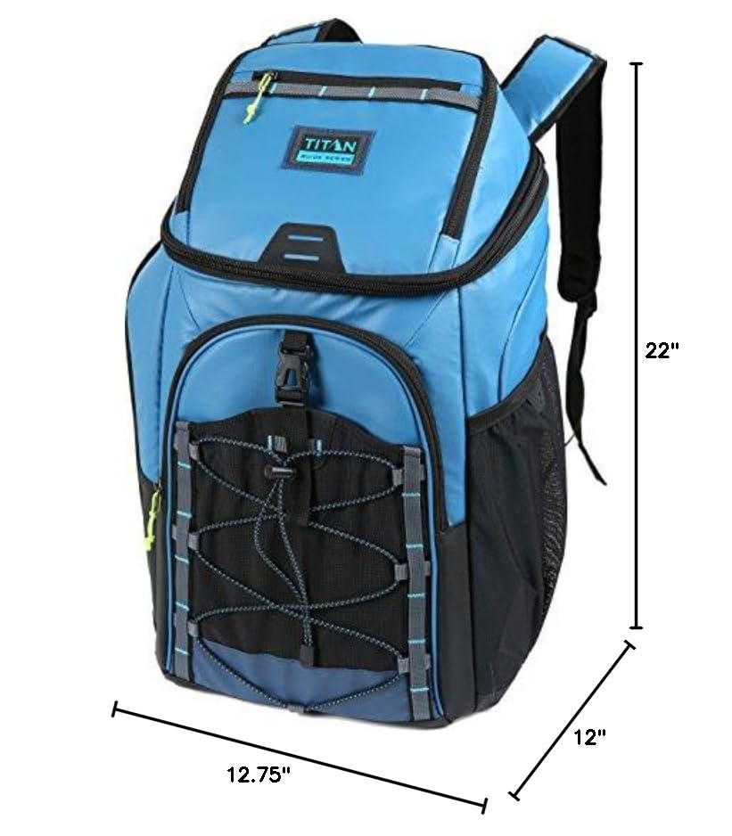 Titan Guide Series neoprene carry handles for easy transport.