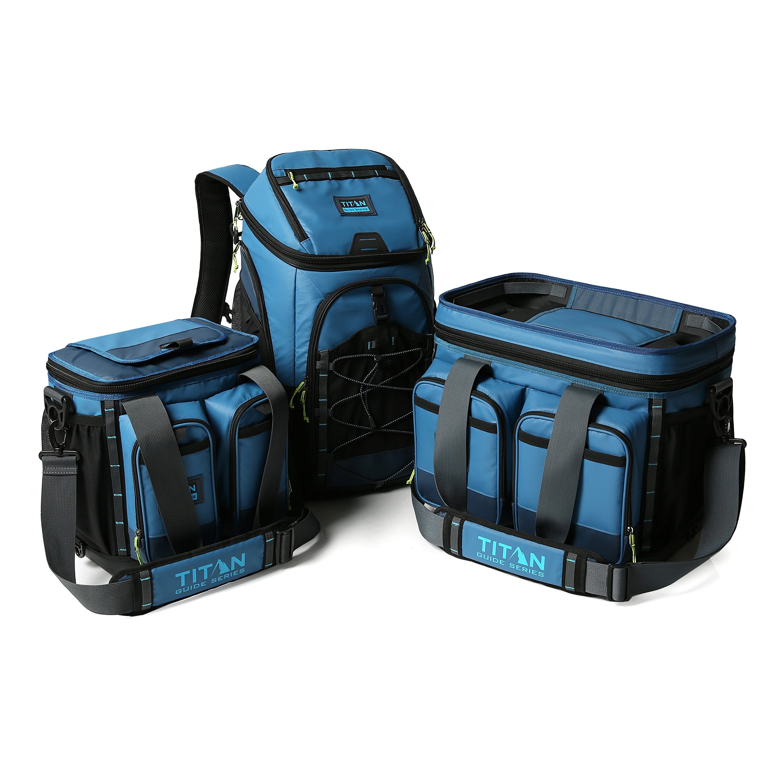Titan Guide Series padded back panel with breathable Cool Stream mesh.