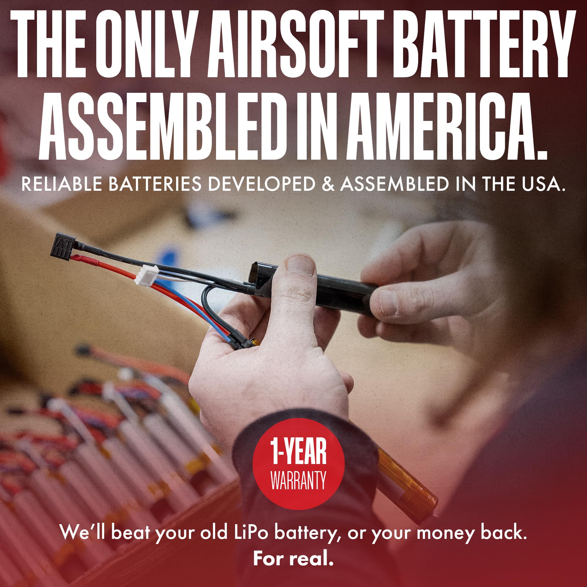 In-use Titan battery on the field; ready power for game day.