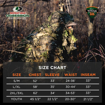 Titan 3D Leafy Suit detailed 3D leaves create depth and motion.