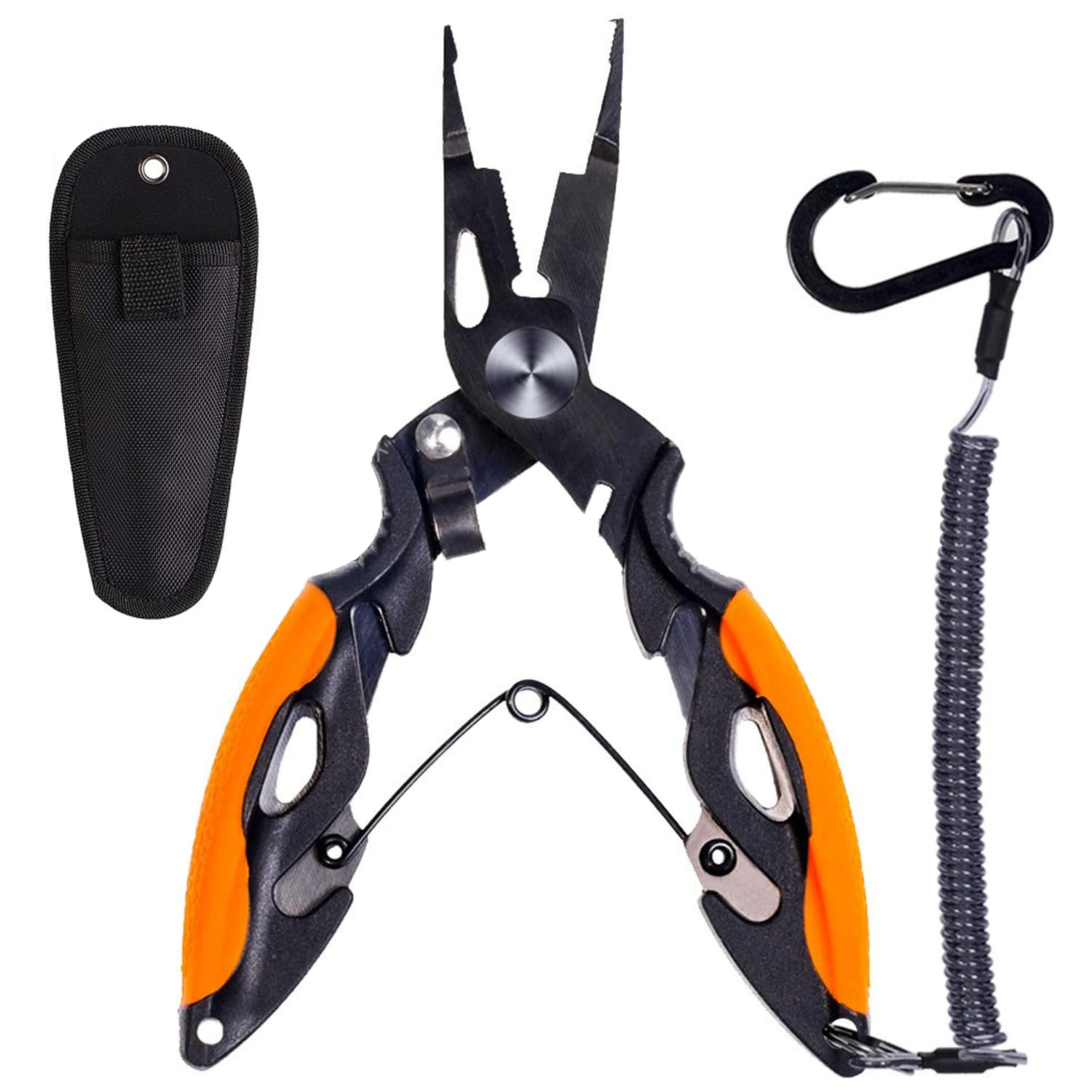 Titanium Coated Micro Fishing Pliers show compact design for ultralight rigs