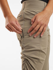 Title Nine Recycled Clamber 2.0 pants fabric UPF50 for sun protection on trails
