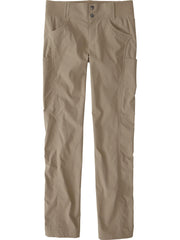 Title Nine Recycled Clamber 2.0 pants front view in Timber Wolf offer all-day hiking comfort and sun protection.