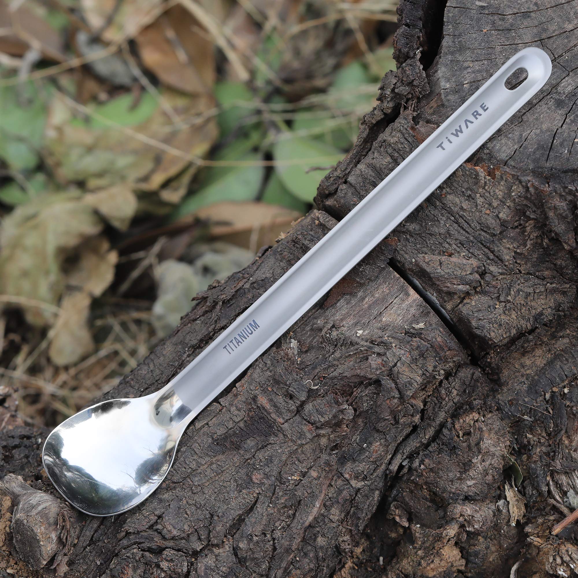 Tiware camping-hiking flatware set is ideal for lightweight backpacking adventures.