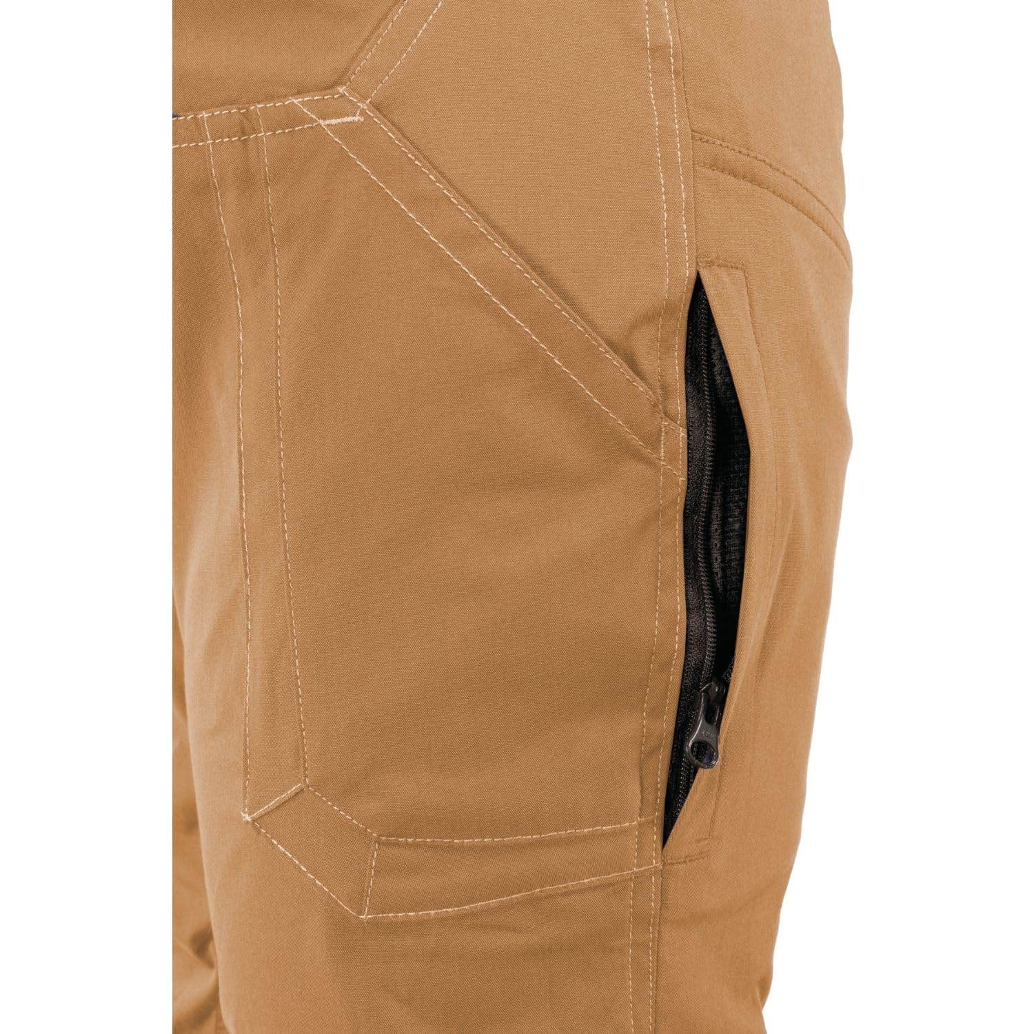 TK Flex Rise pants bronze brown casual look fits trail and patio wear.
