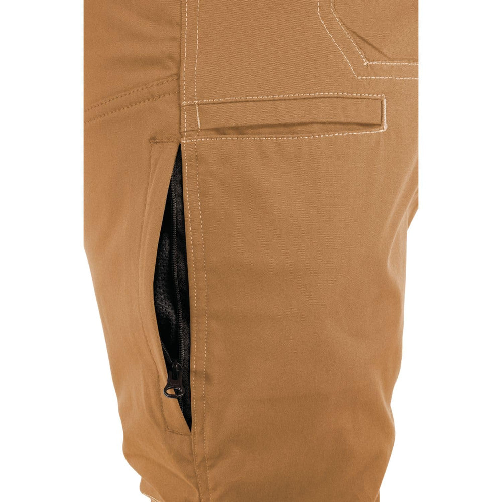 TK Flex Rise pants bronze brown quick dry fabric dries quickly after washing.