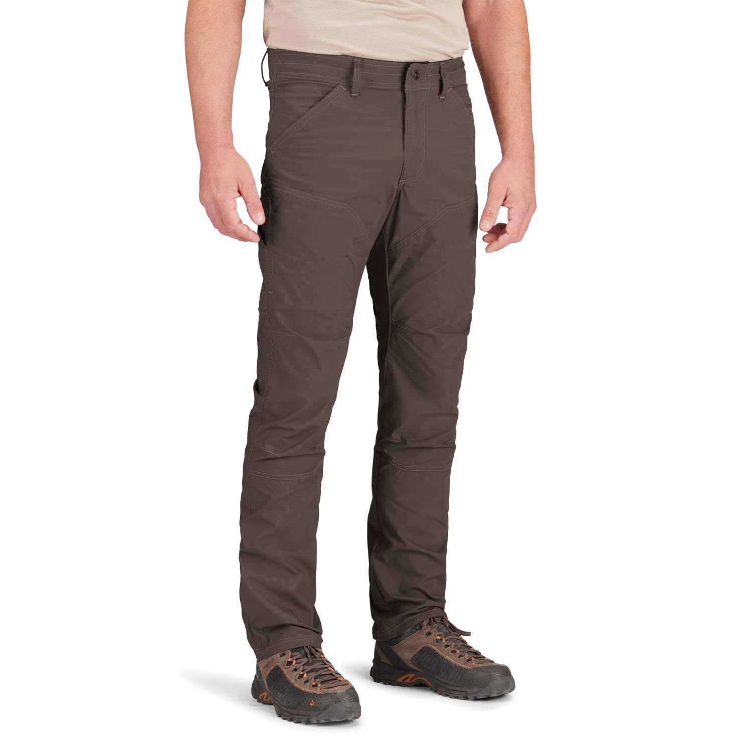 TK Flex Rise pants fabric texture shows durable cotton-nylon-spandex blend for outdoors
