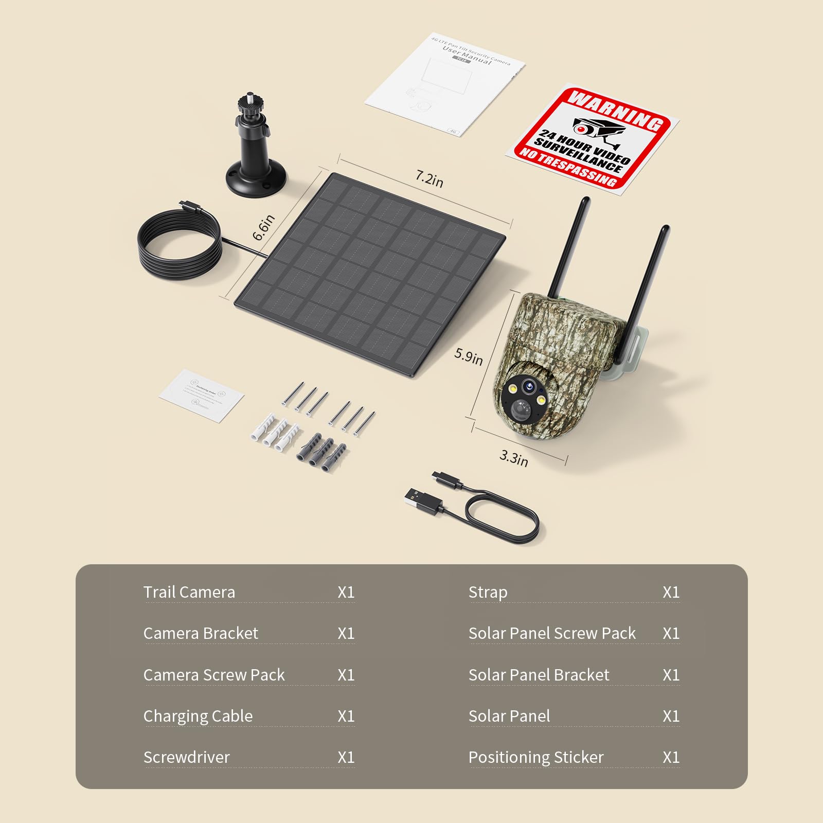 TKENPRO built-in SIM module image highlighting US-only network use