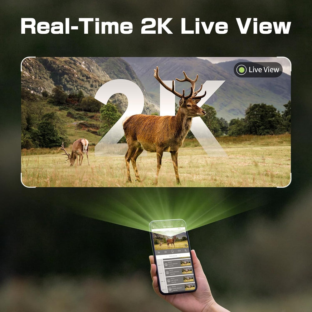 TKENPRO trail camera built-in SIM enables instant cellular access in remote areas