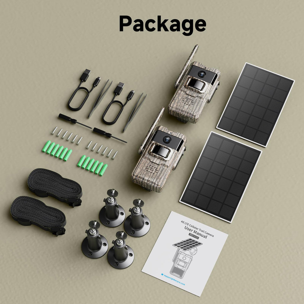 TKENPRO two-pack setup app remote access enables real-time monitoring.