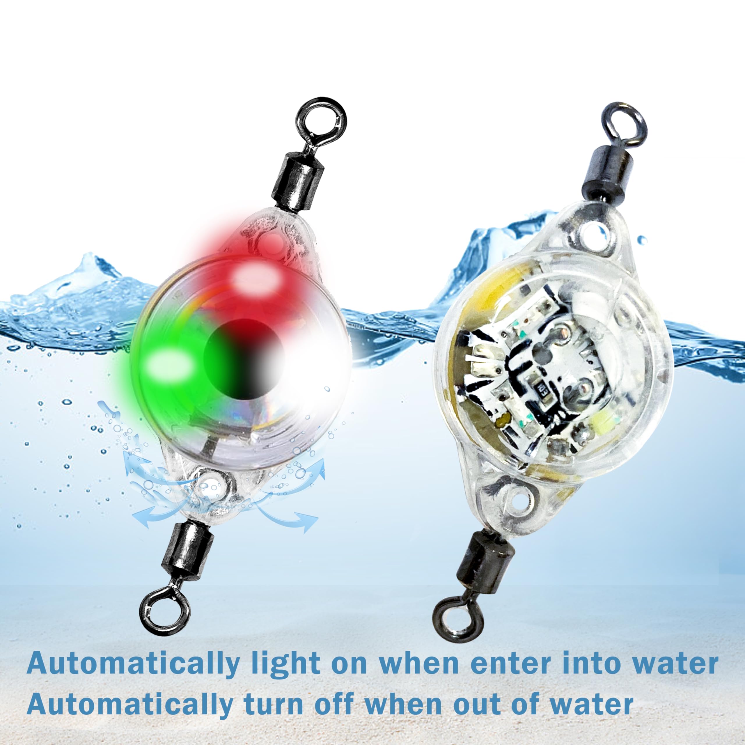 Lure attached to fishing line, ready to cast
