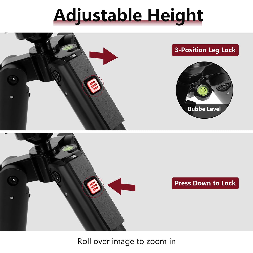 TTKOK D60 low-profile ball head with bubble level aids accurate framing