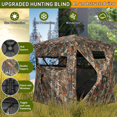 TLC Sport camouflage pattern helps natural blending with brush and terrain.