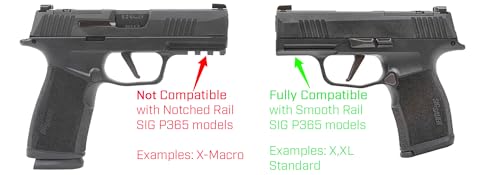 White LED output of 100 lumens on TLR-6 for SIG SAUER P365/XL
