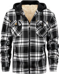 TMYAH winter fleece jacket front view highlights warm versatile daily wear.