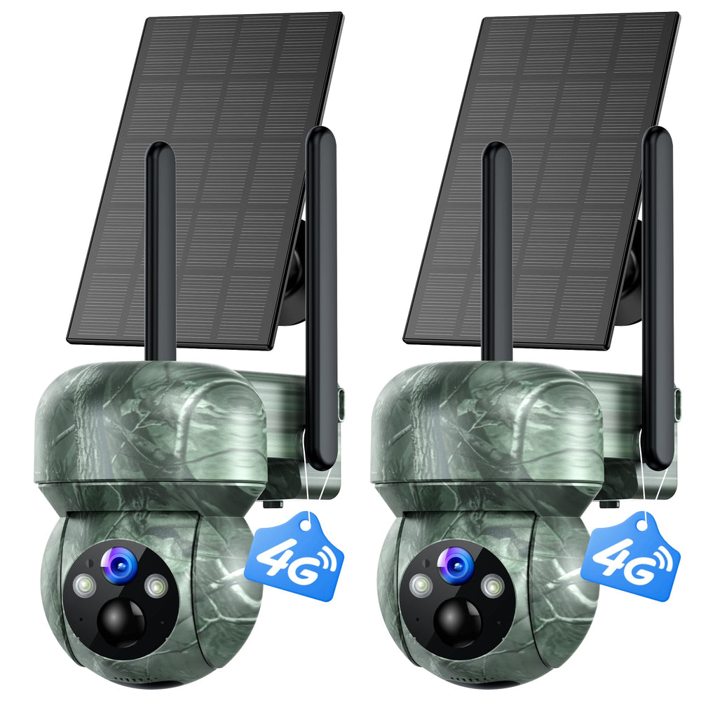 TOAIOHO 2Pack 4G trail camera front view for wireless wildlife monitoring