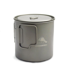TOAKS LIGHT titanium 650ml pot front-angle highlights ultralight backpacking design