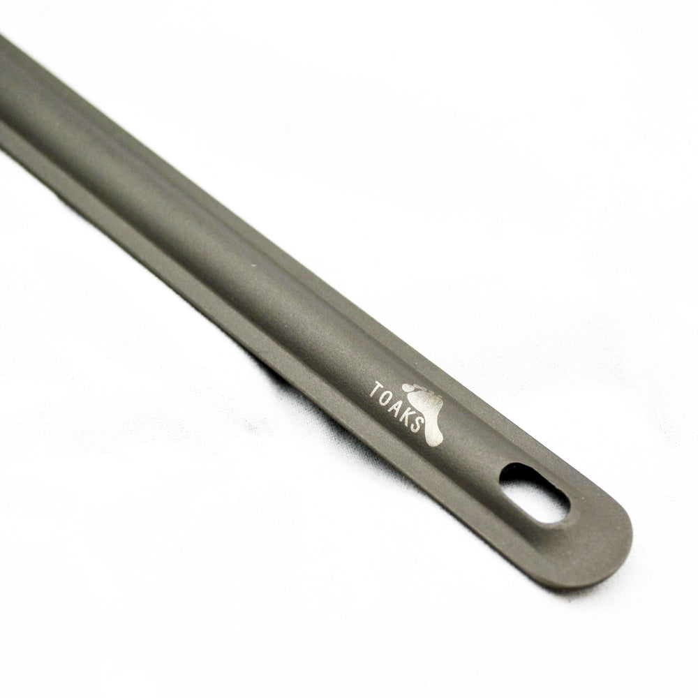 TOAKS spoon with matte finish providing smooth grip and durability.