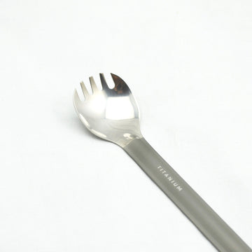 TOAKS titanium spork ultralight at 19g ideal for compact packs
