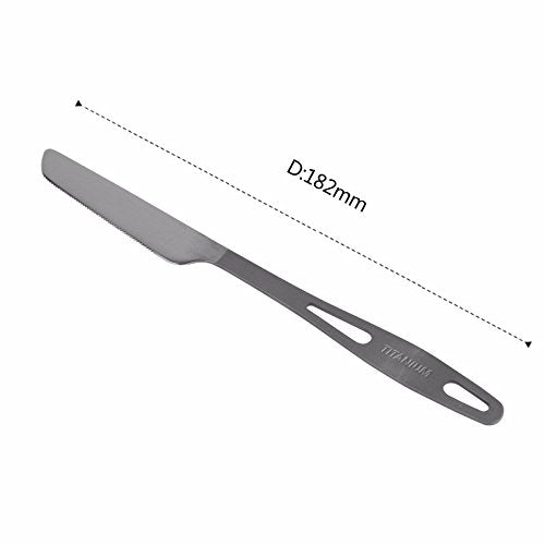 TOAKS titanium 3-piece cutlery set carabiner: secure packing for easy transport.