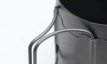 TOAKS double-wall cup not for cooking; safety note included