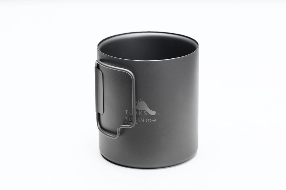 TOAKS cup weighs 80g, ultralight for trail days