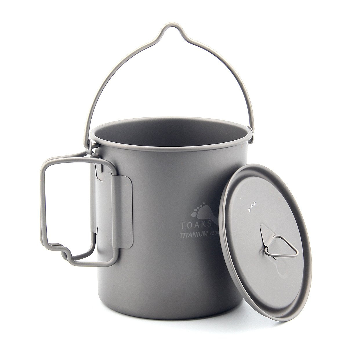 TOAKS titanium 750ml pot compact design for ultralight backpacking setup