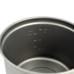 TOAKS titanium 900ml pot folding handles save space