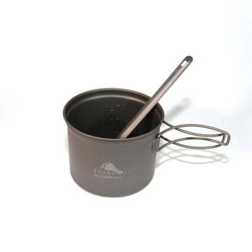 TOAKS titanium 900ml pot height 92mm for compact storage