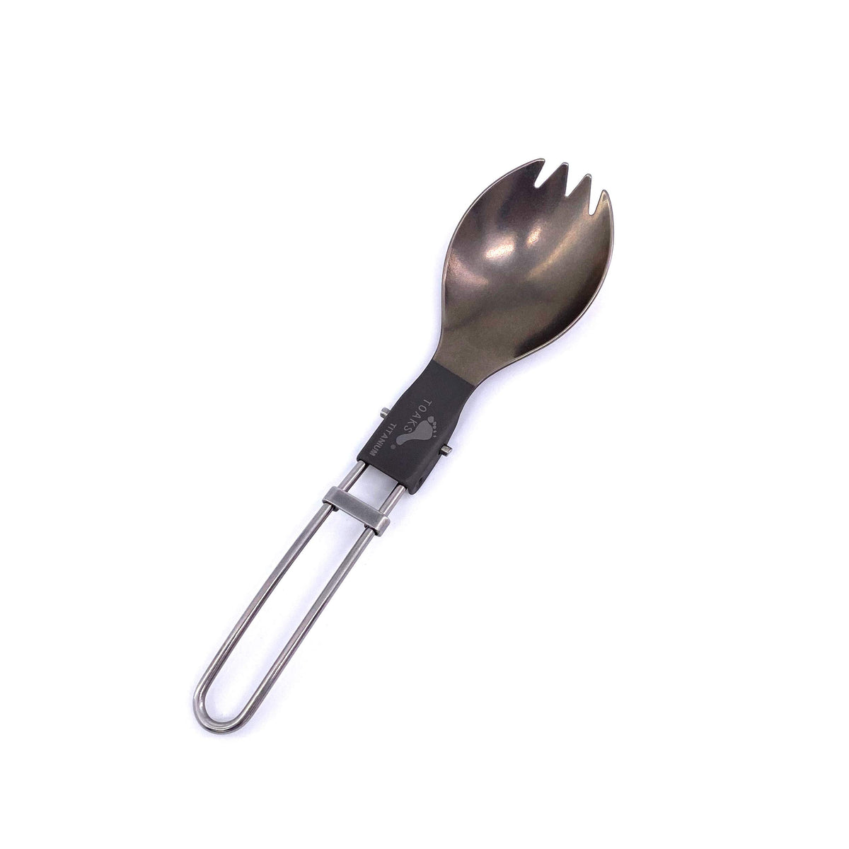 TOAKS titanium folding-spork-small, a compact outdoor utensil for meals