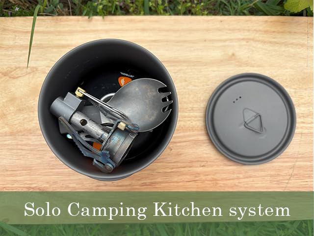TOAKS titanium folding-spork-small, durable for camp meals and quick snacks
