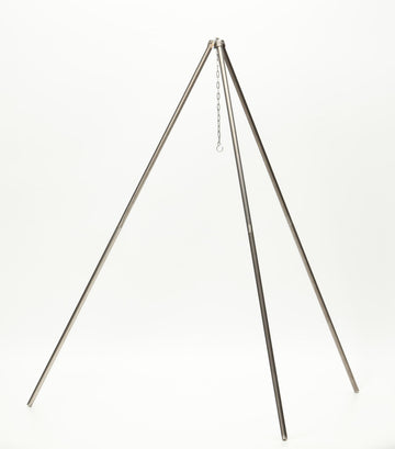 TOAKS titanium portable tripod ultra-lightweight for backpacking cooking setups.