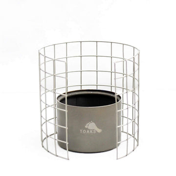 TOAKS Titanium Siphon Stove dimensions reveal tiny footprint for tight kit storage.