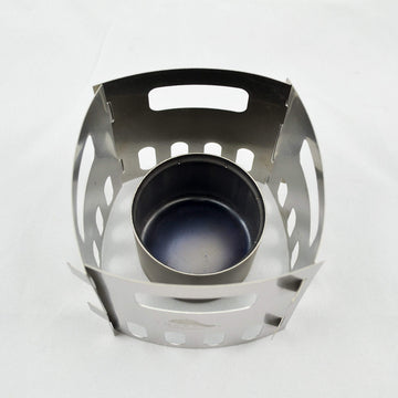 TOAKS Titanium Siphon Stove optimized 30–50 ml burn for quick boils.