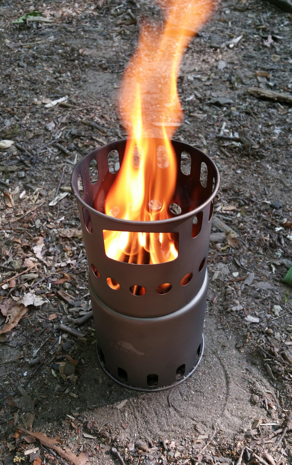TOAKS Titanium Small Collapsible Stove no fuel canisters required highlights simplicity