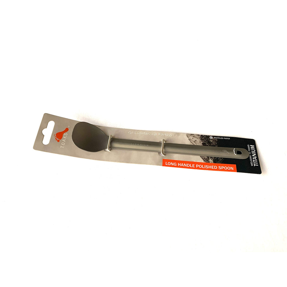 TOAKS ultralight 19g spoon keeps your pack light.